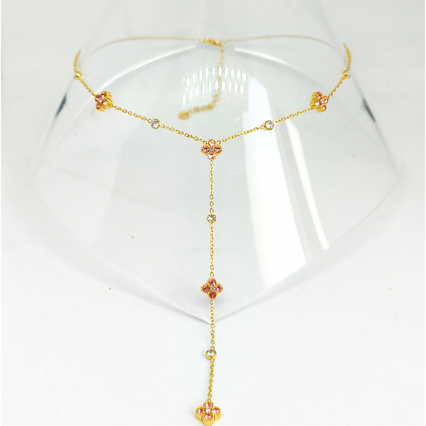 Collier ANGELIKA gold/vert