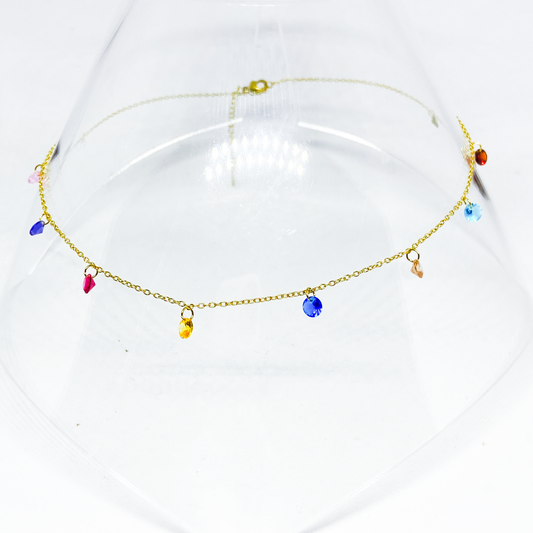 Collier CLAIRE gold/multicolore