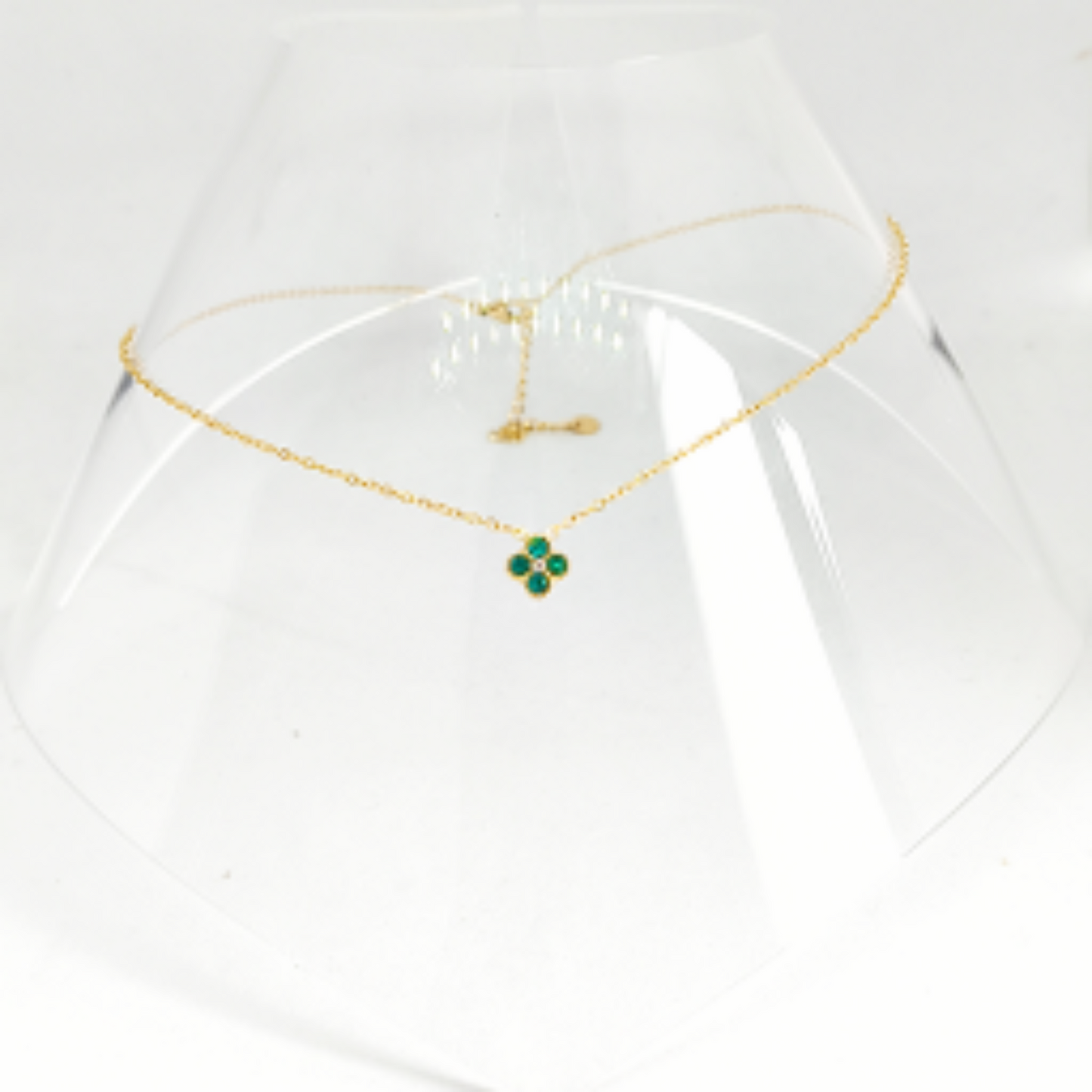 Collier LALY gold/vert
