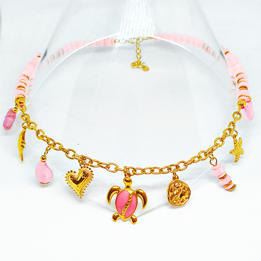 Collier LANAÉ gold/rose
