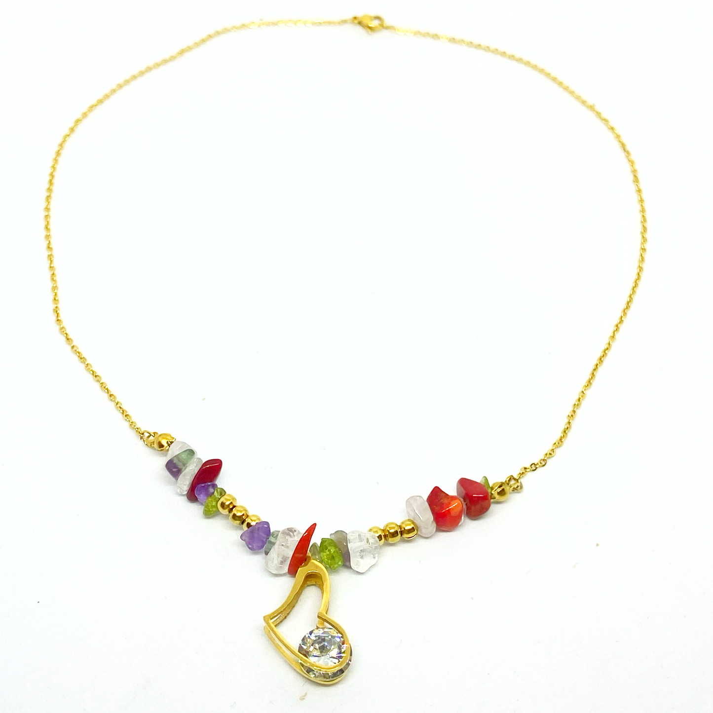 Collier LEANDRA gold/multicolor