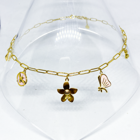 Collier LIA gold/rose