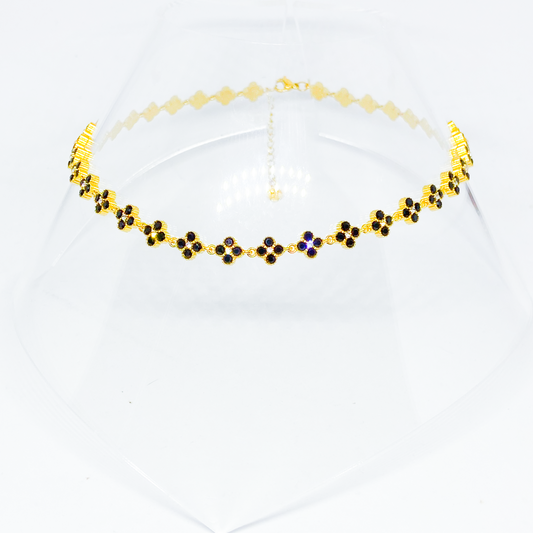 Collier MELANIA gold/black