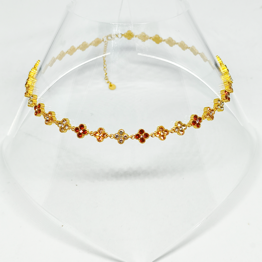 Collier MELANIA gold/capuccino