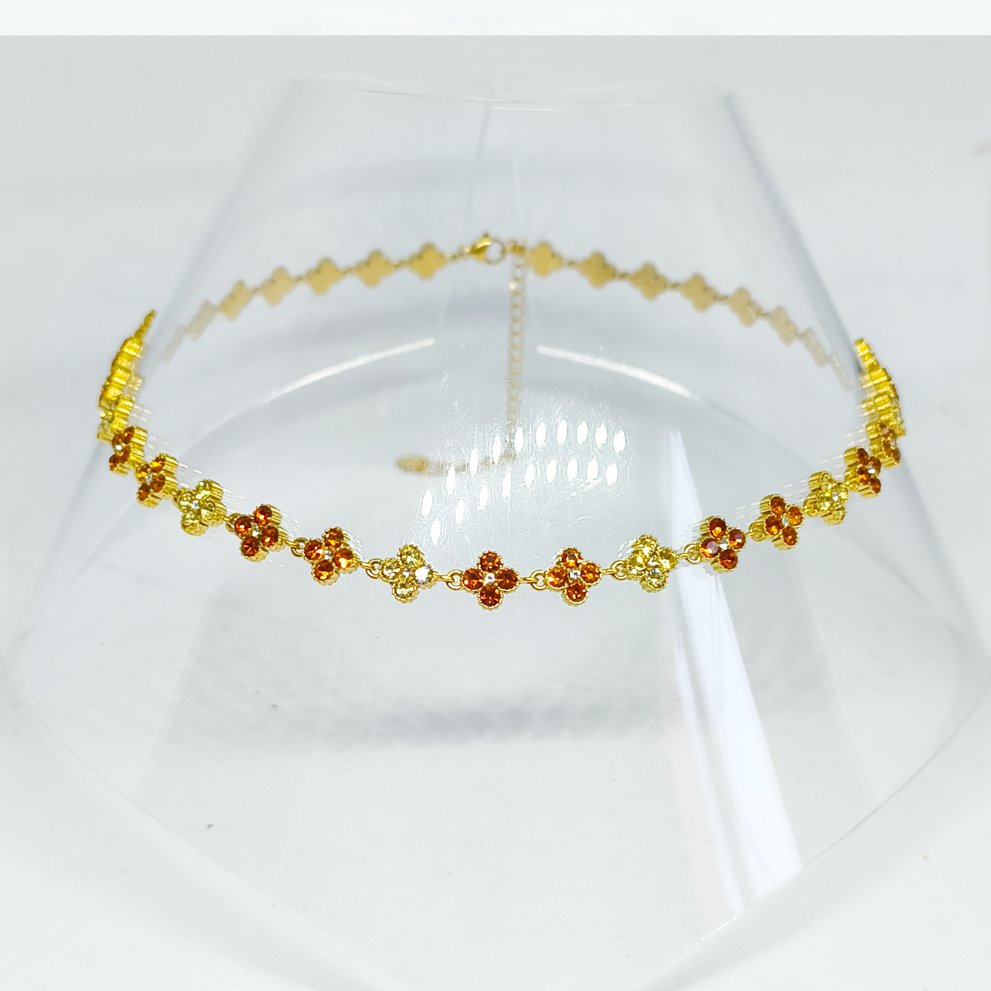 Collier MELANIA gold/caramel