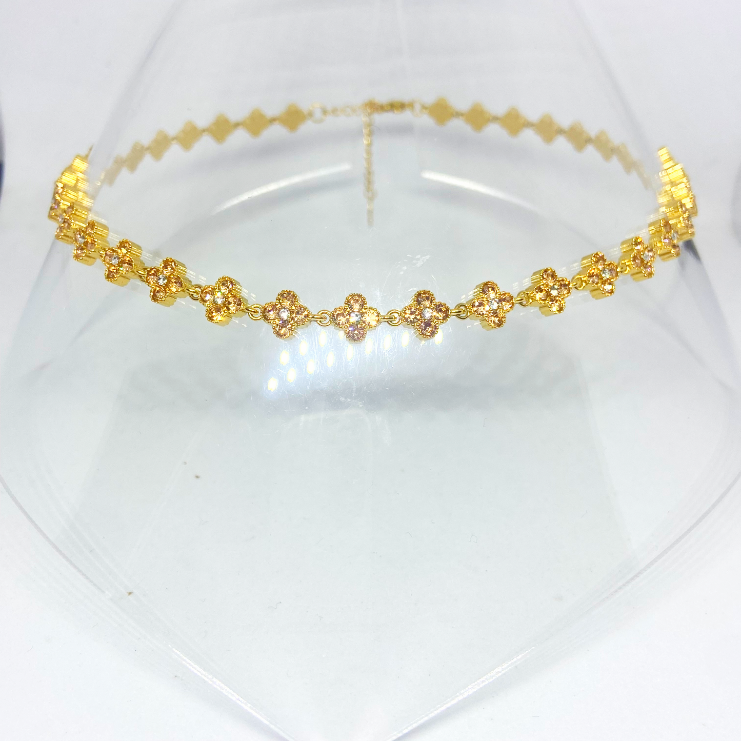 Collier MELANIA gold/champagne