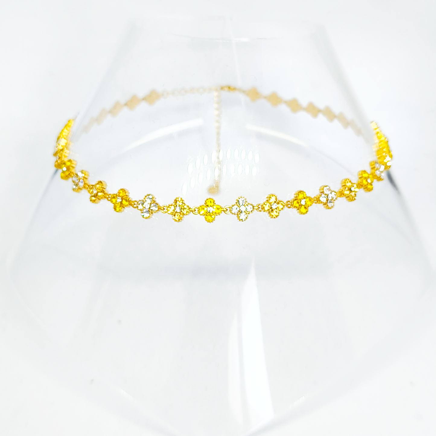 Collier MELANIA gold/jaune et blanc