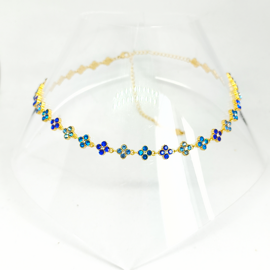 Collier MELANIA gold/multibleu 2