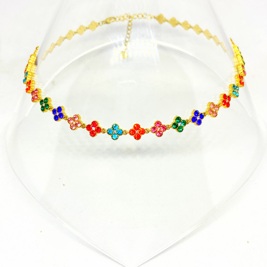 Collier MELANIA gold/multicolore