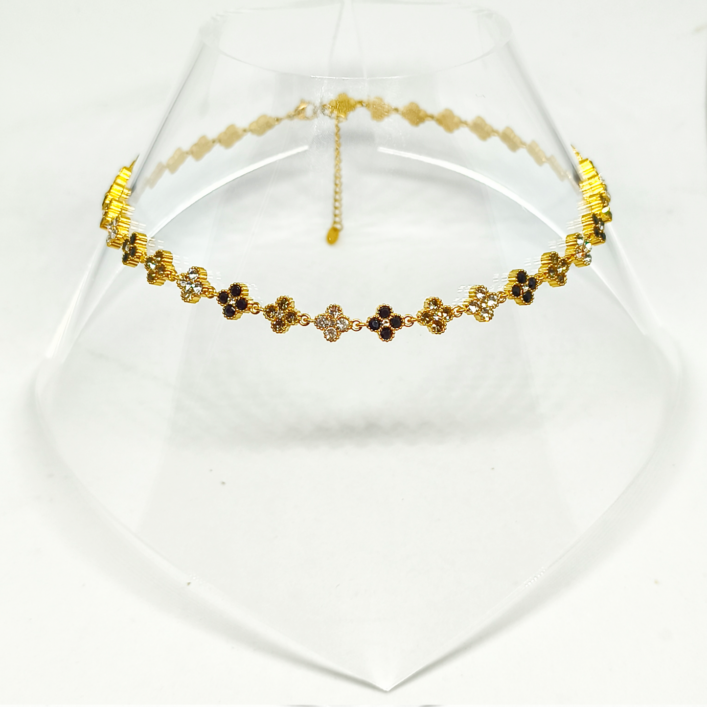 Collier MELANIA gold/multinoir