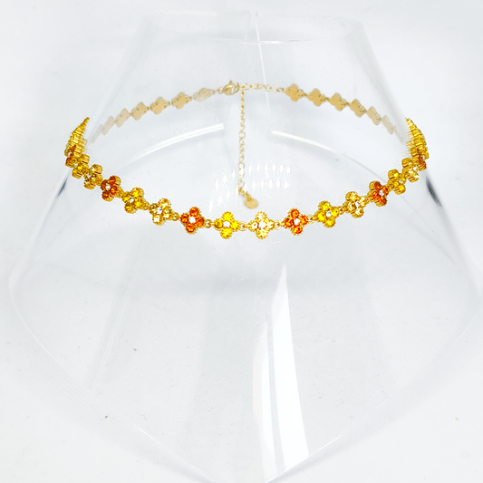 Collier MELANIA gold/multiorange