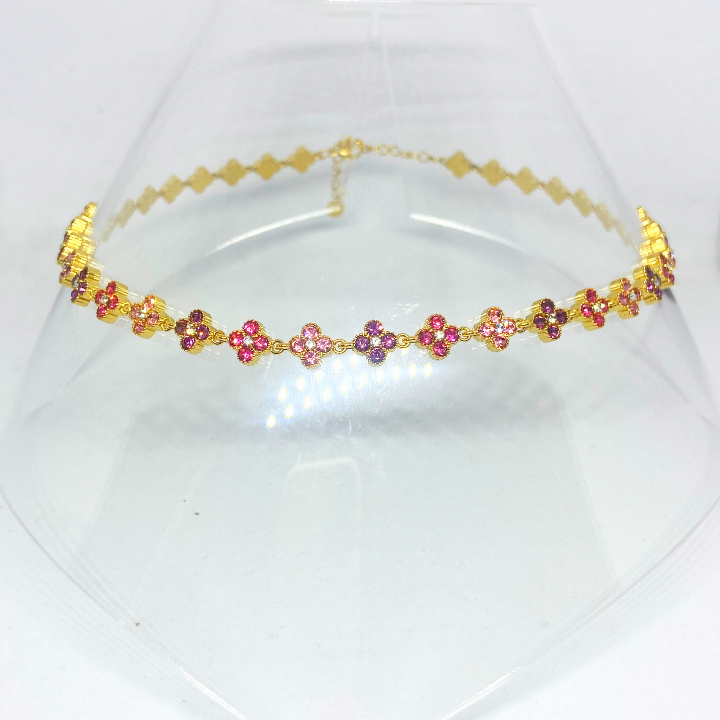 Collier MELANIA gold/multi rose