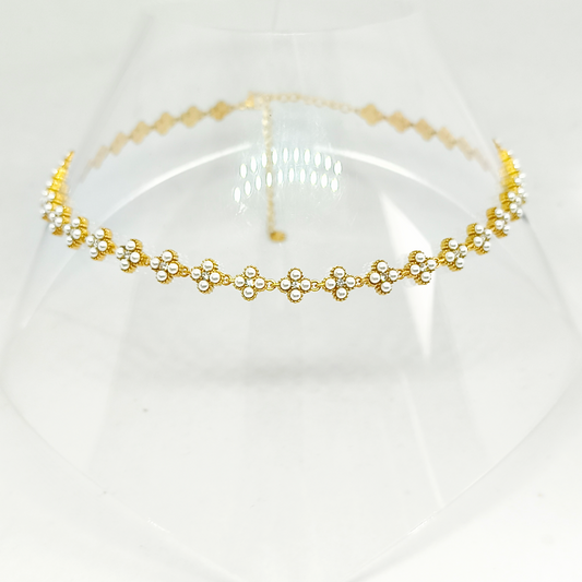 Collier MELANIA gold/ perle