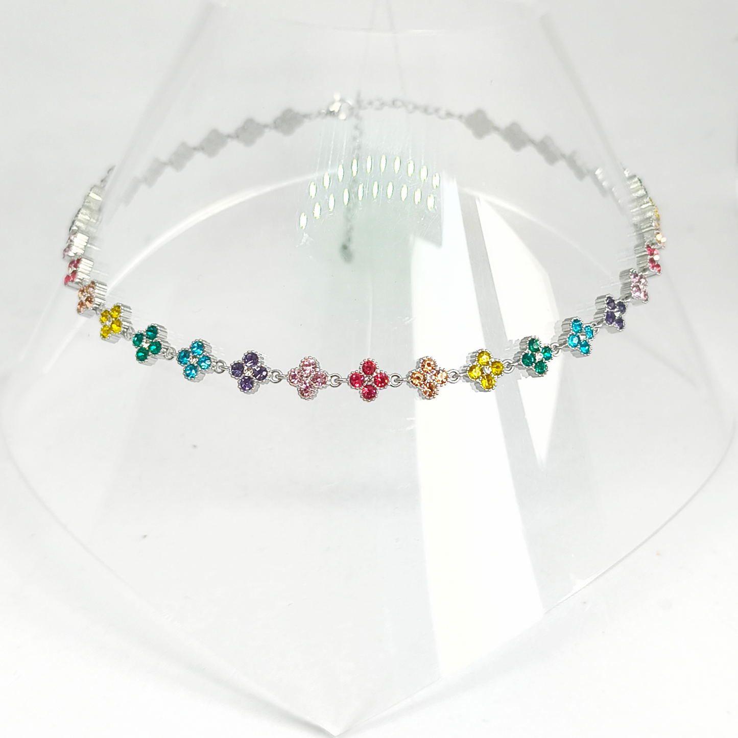 Collier MELANIA sylver multicolore 2