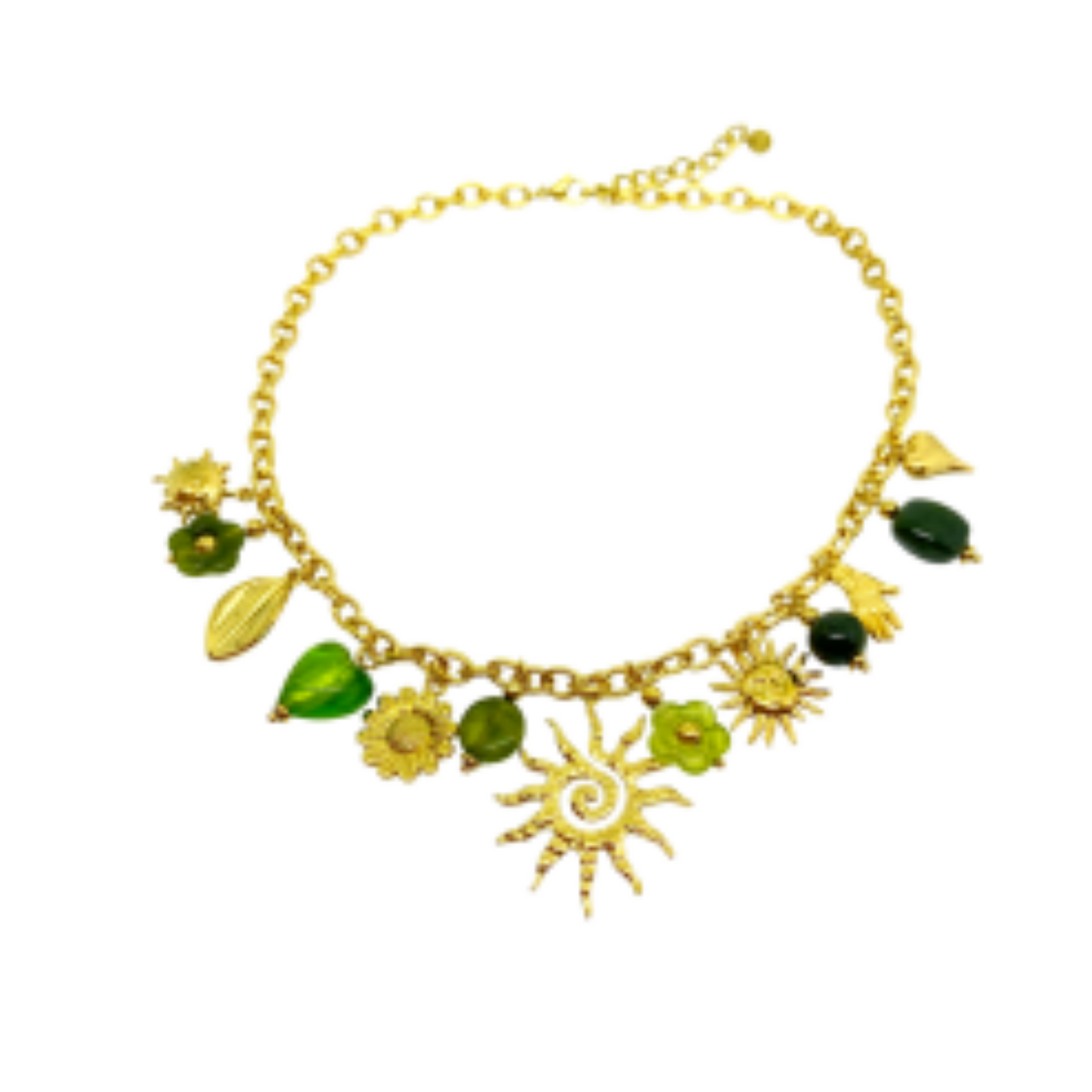 Collier MILANE gold/vert