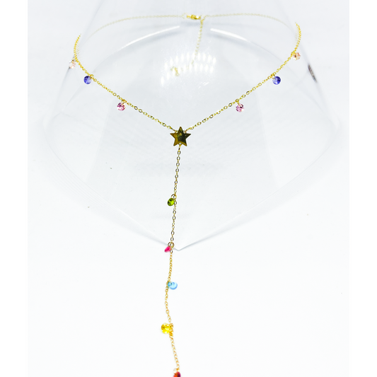 Collier NINA gold/multicolore