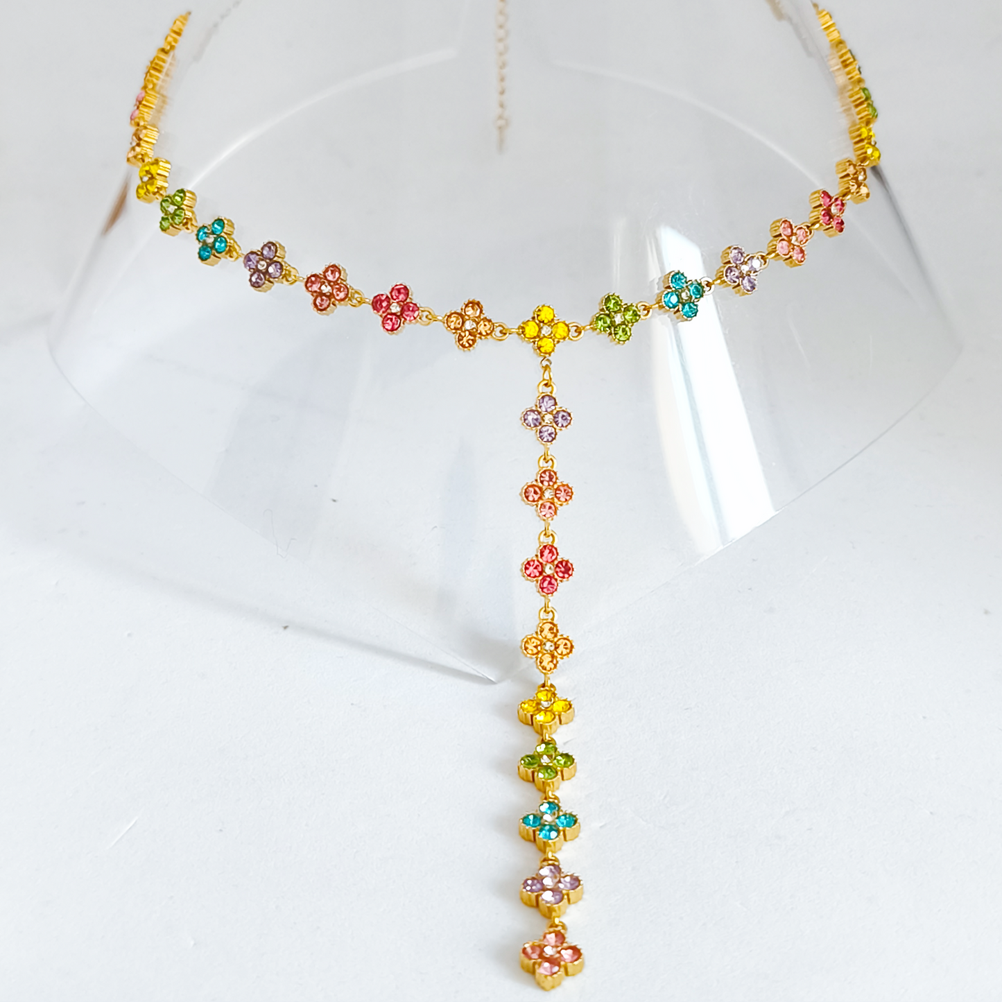 Collier TELMA gold/multi pastel
