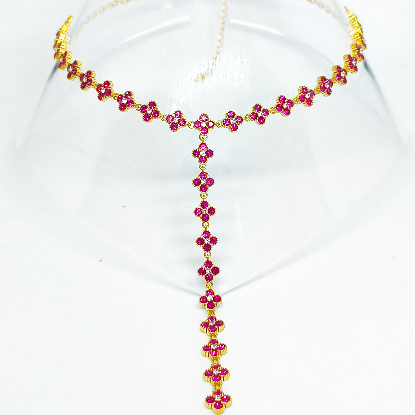 Collier TELMA gold/rose bonbon