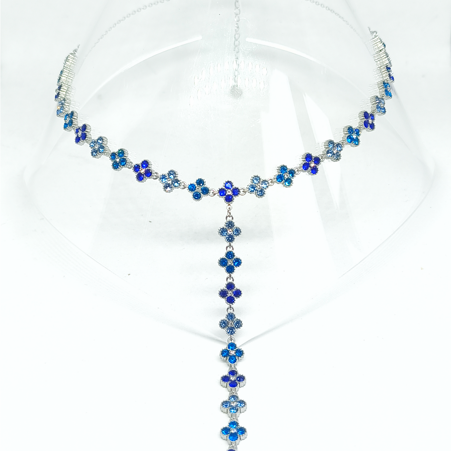Collier TELMA sylver/ multibleu