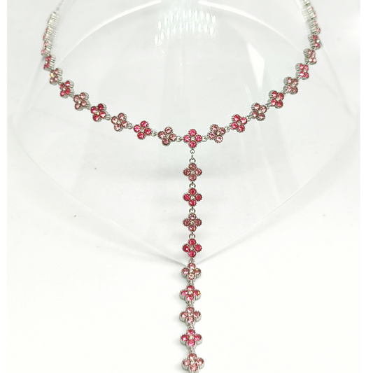 Collier TELMA sylver/ multirose