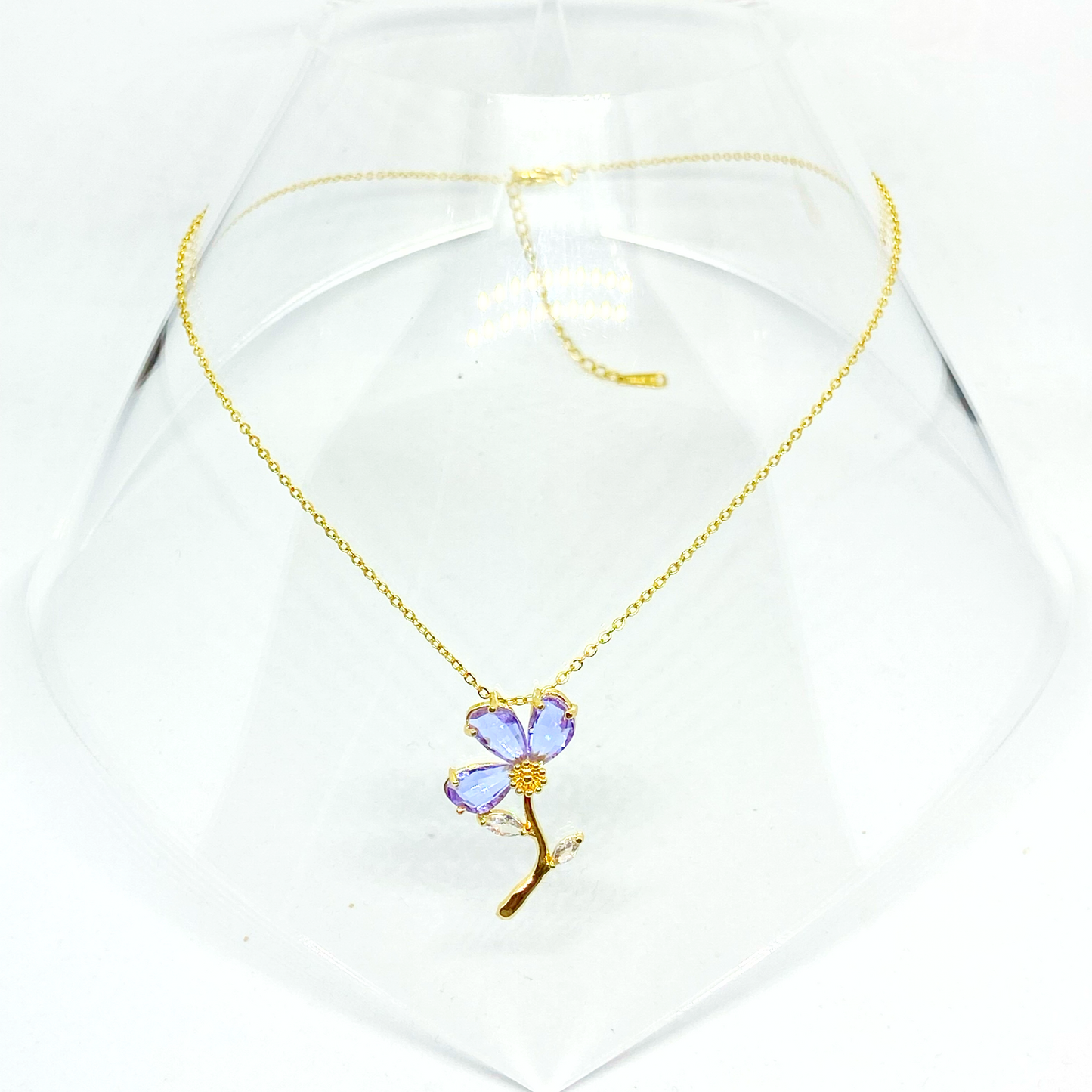 Collier TRACY gold/violet