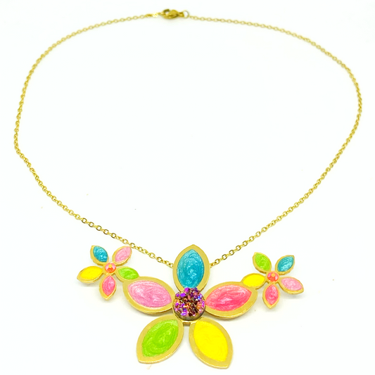 Collier YOUNA gold/multicolore