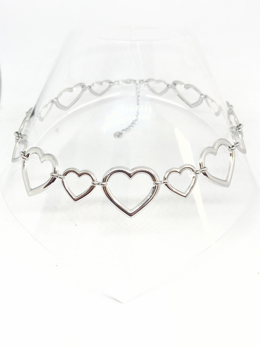 Collier LÉONA sylver