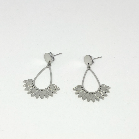 Boucles d'oreilles VAHINÉ sylver