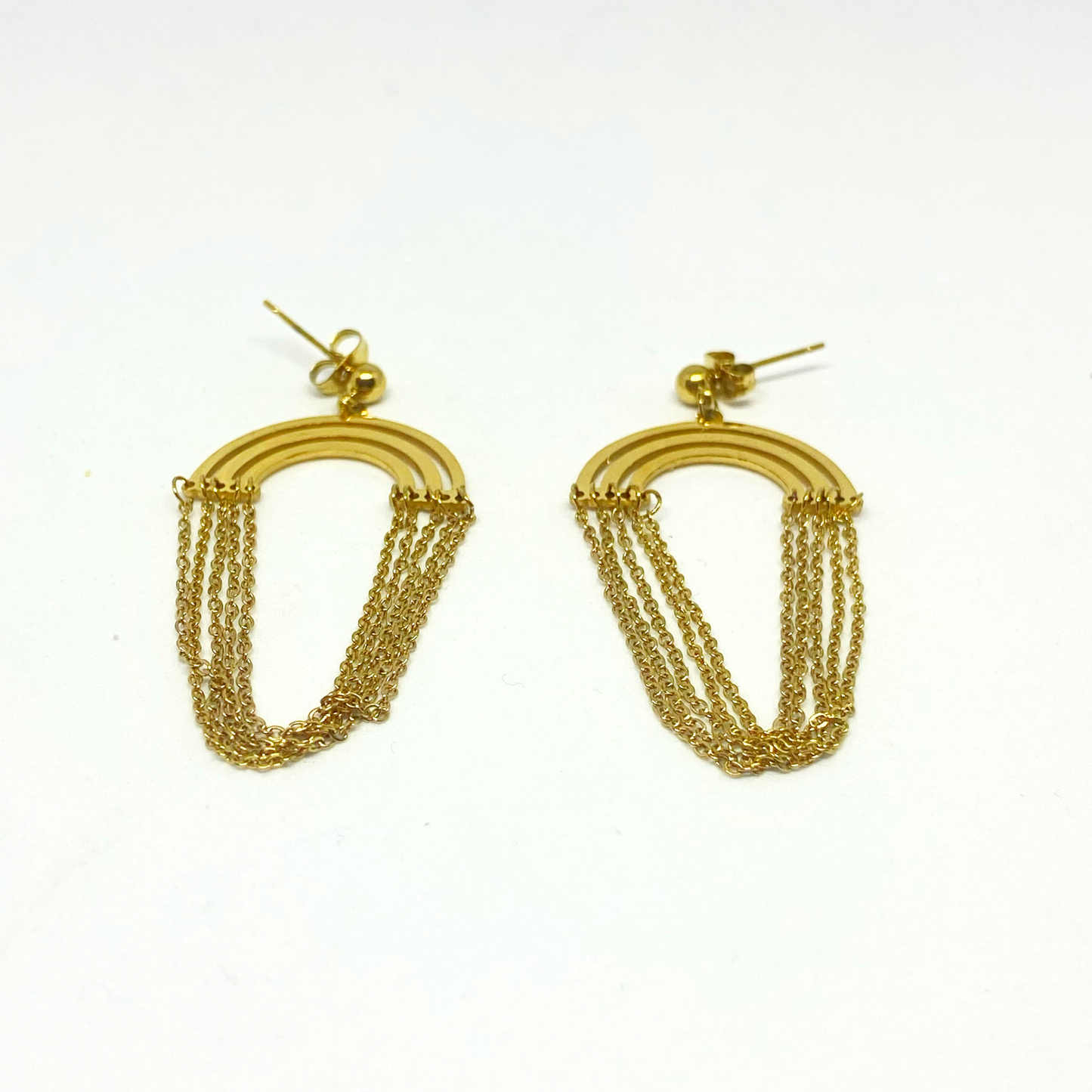 Boucles d'oreilles ELISA gold