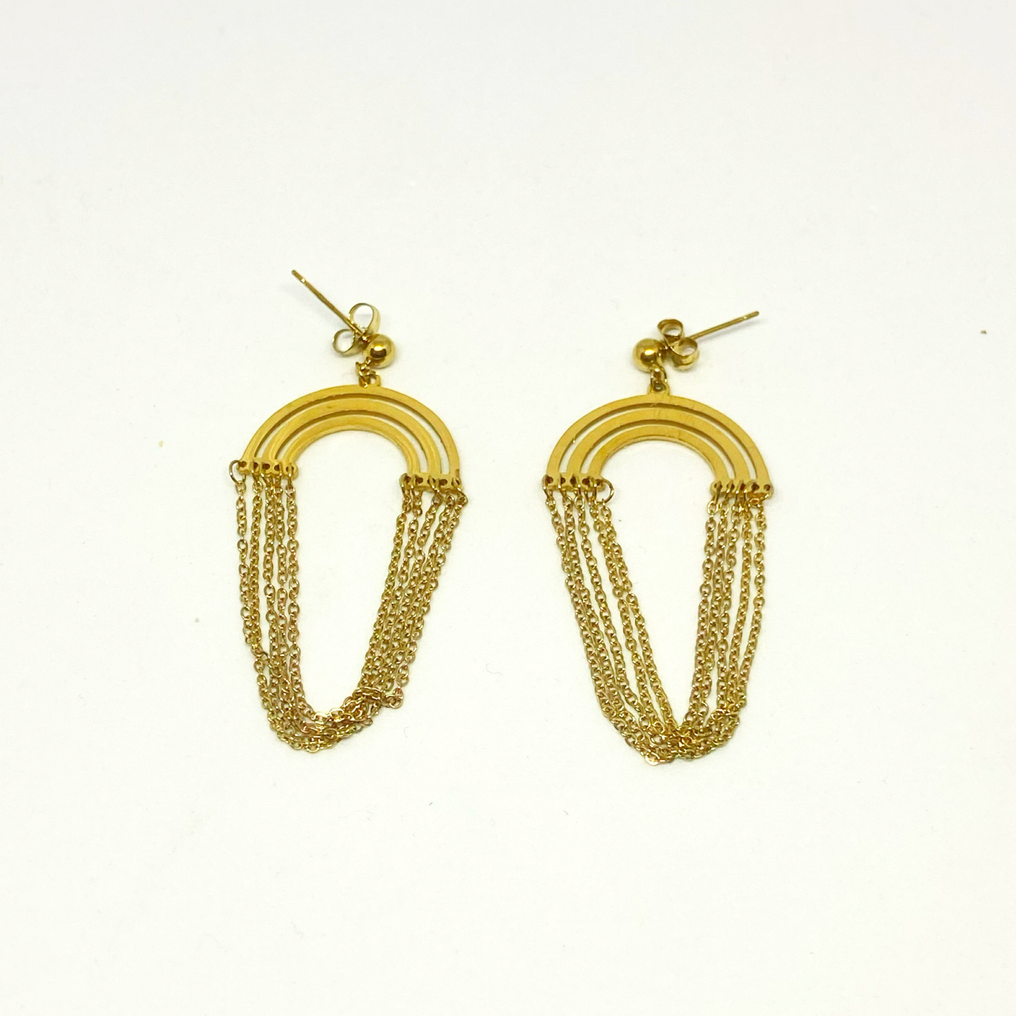 Boucles d'oreilles ELISA gold