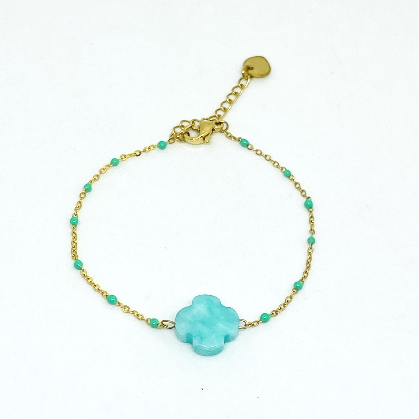 Bracelet KIM gold et turquoise