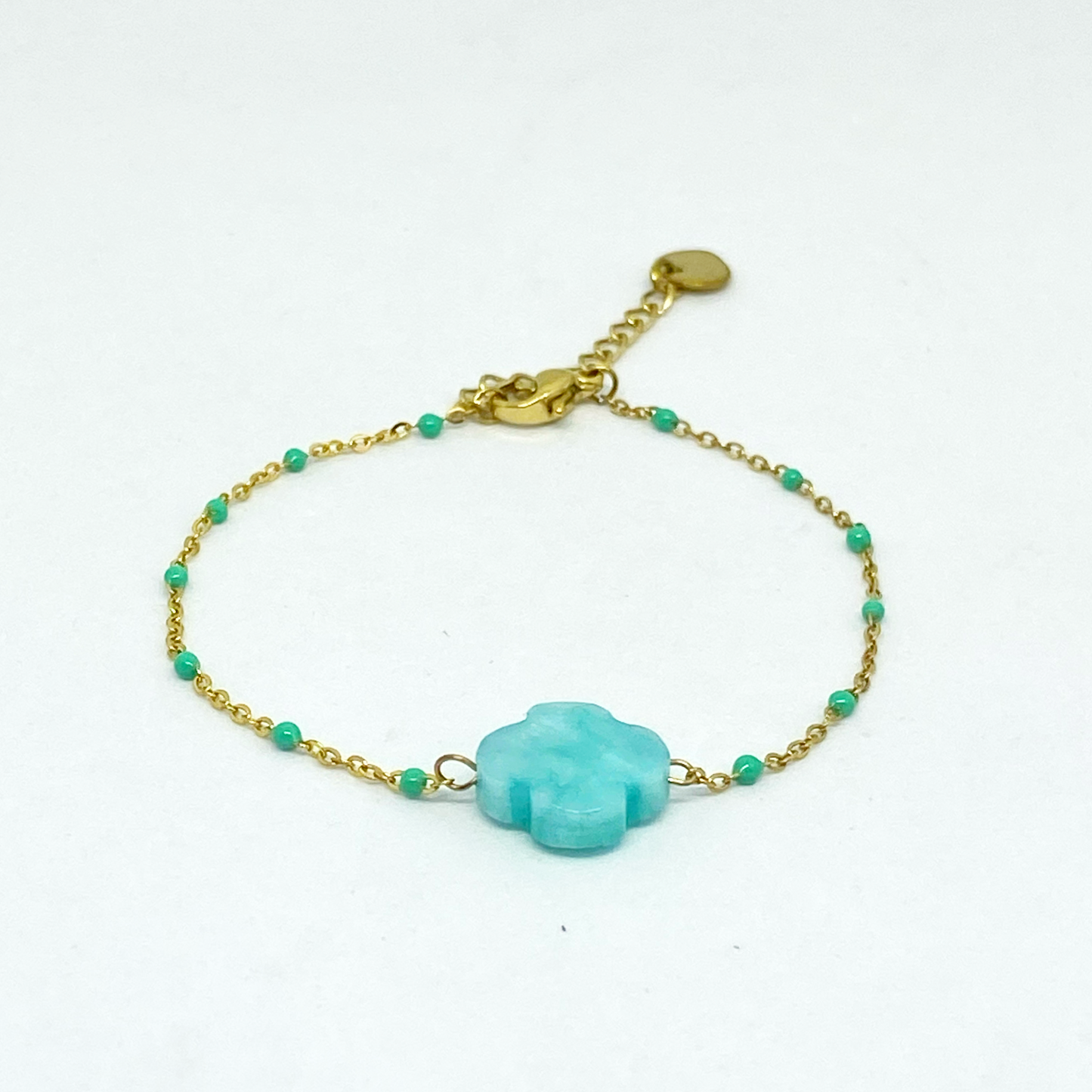 Bracelet KIM gold et turquoise