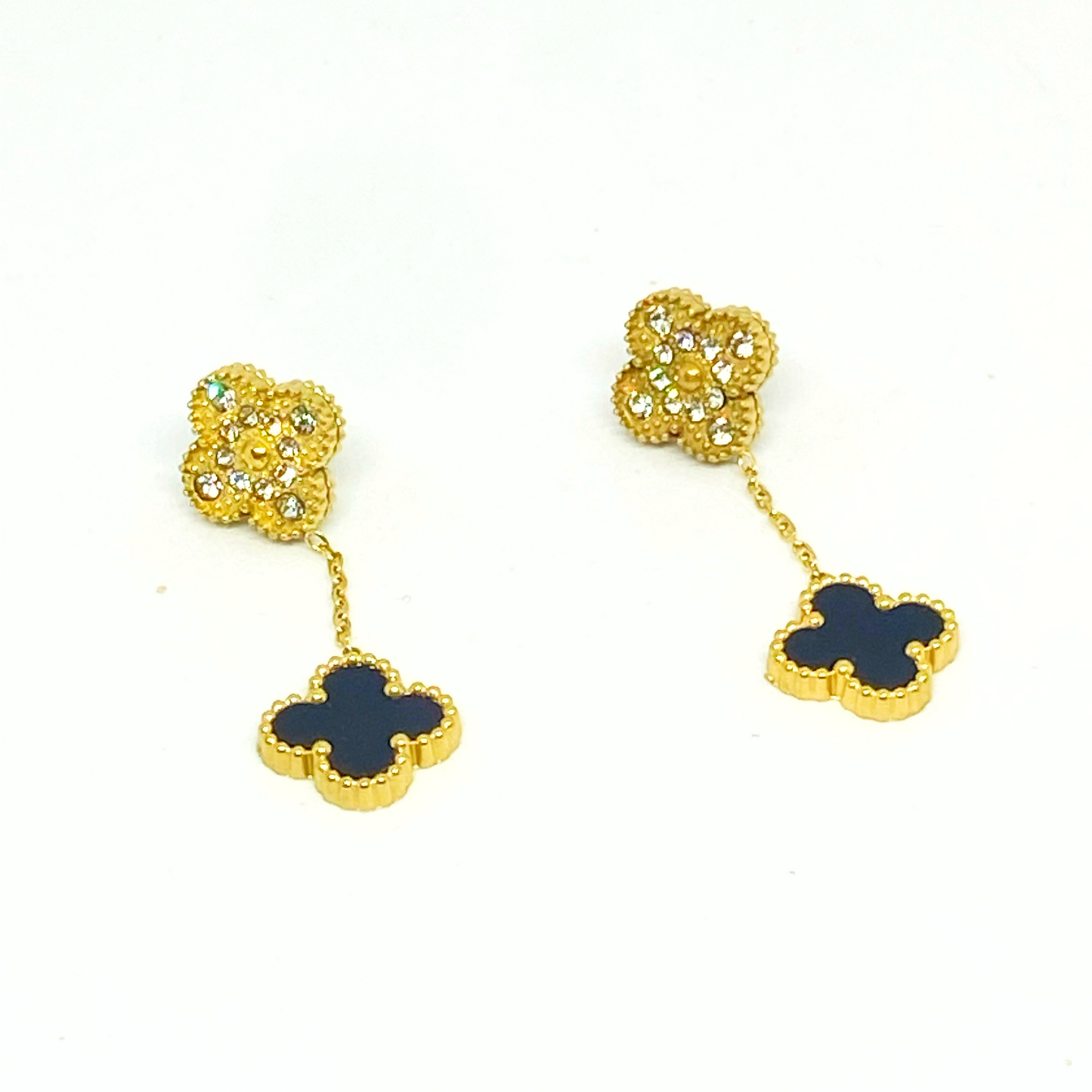 Boucles d'oreilles LORELEI gold/black