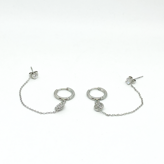 Boucles d'oreilles MARJOLAINE sylver