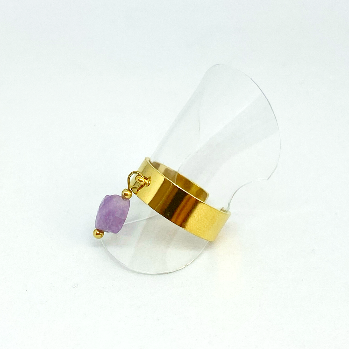 Bague MOÏRA gold et violet