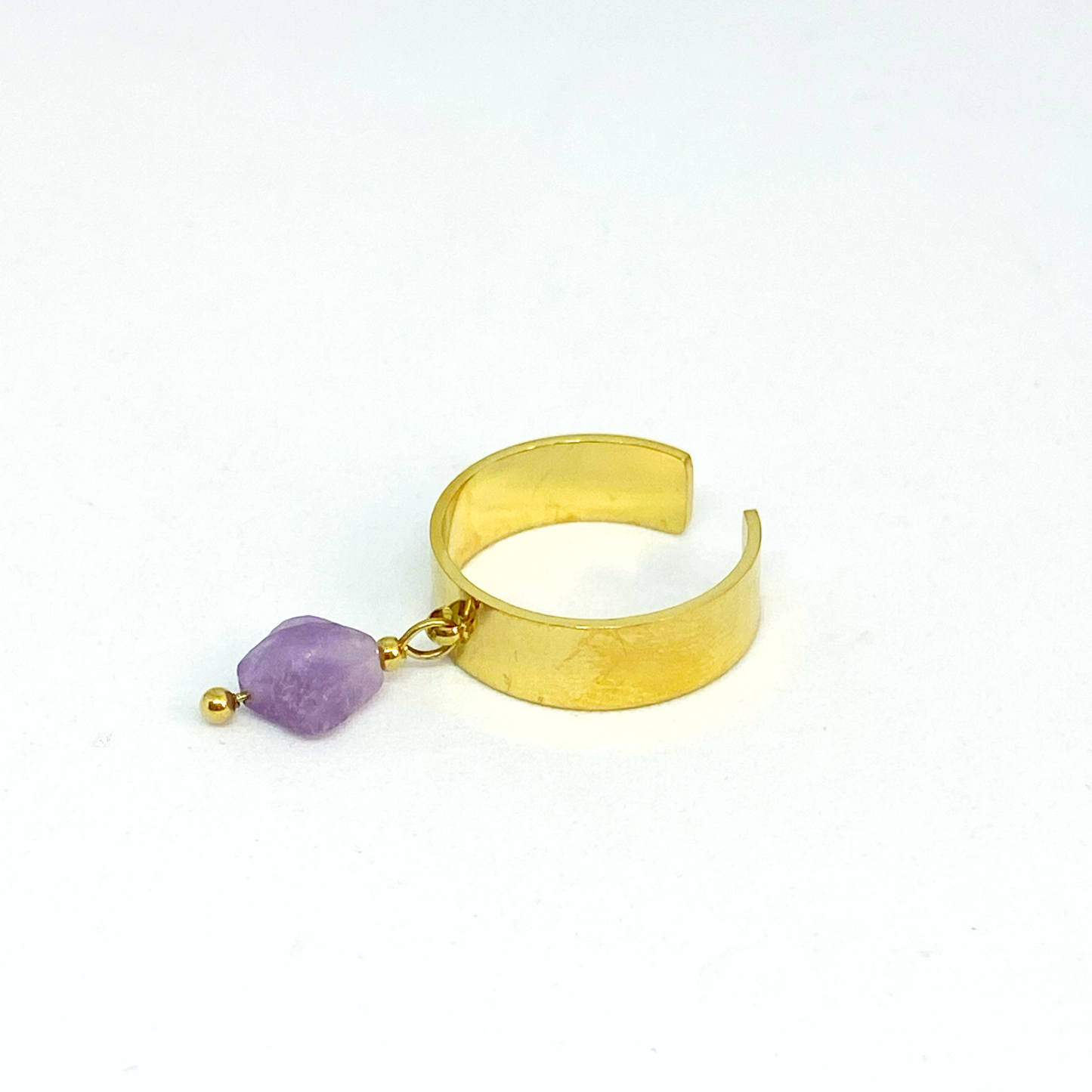 Bague MOÏRA gold et violet