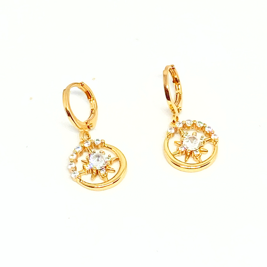 Boucles d'oreilles OANA rose gold