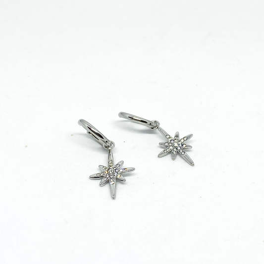 Boucles d'oreilles STAR sylver