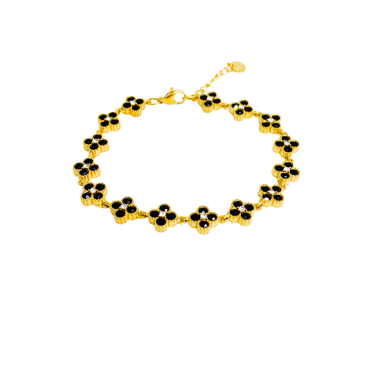 Bracelet MAHINA gold/black
