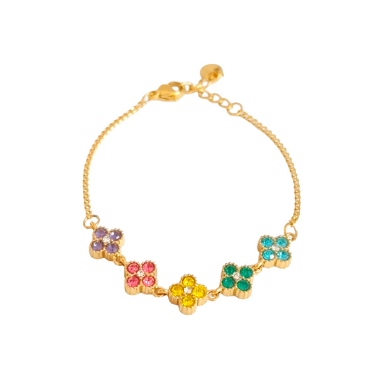 Bracelet DIANA gold/multicolore