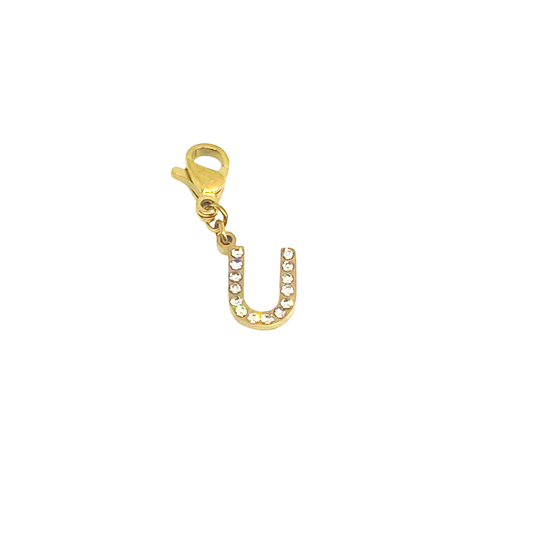 Charms lettre U gold