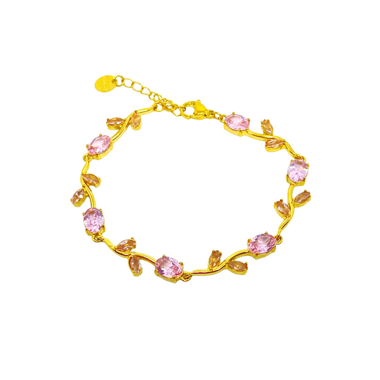 Bracelet NINA gold/ rose pâle