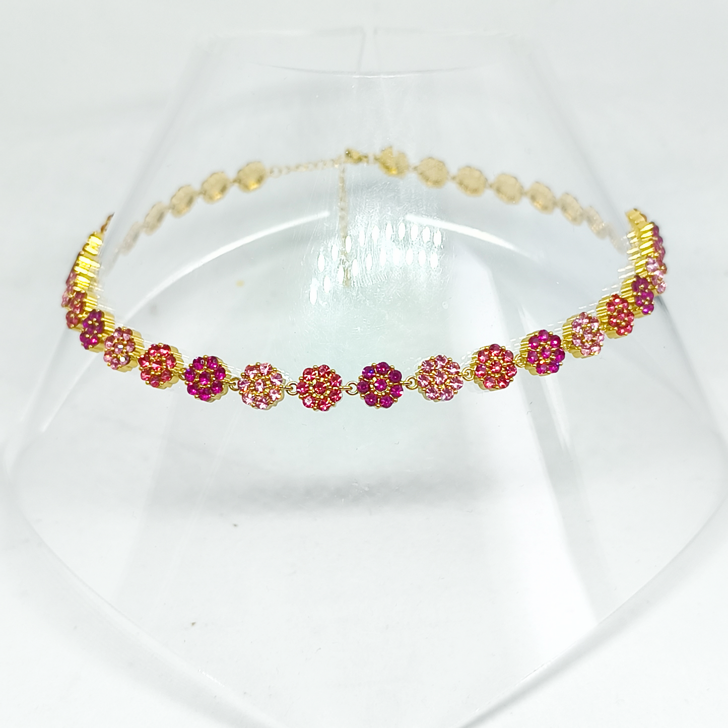 Collier SALOMÉ gold/ multirose