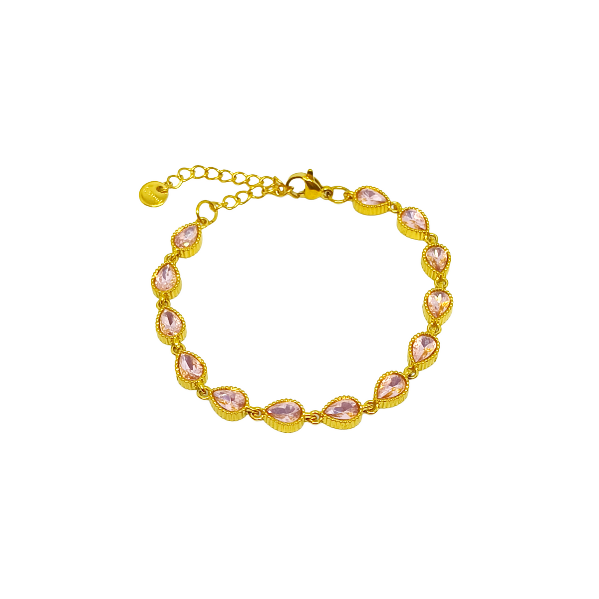 Bracelet JANELLE gold/rose pâle