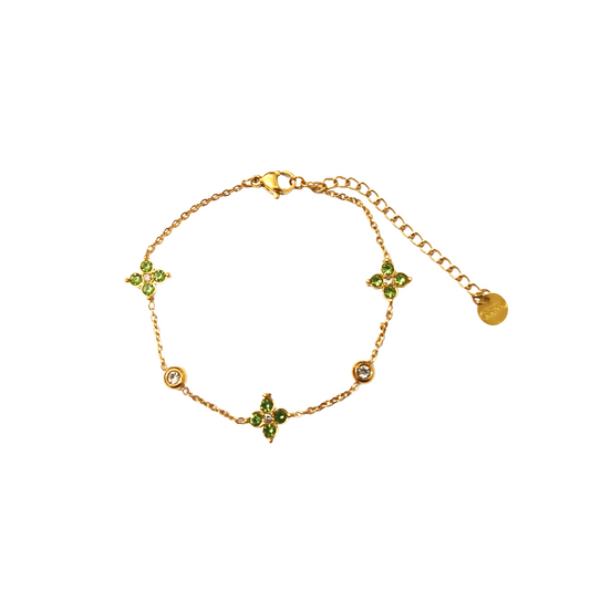 Bracelet BELLA gold/pistache