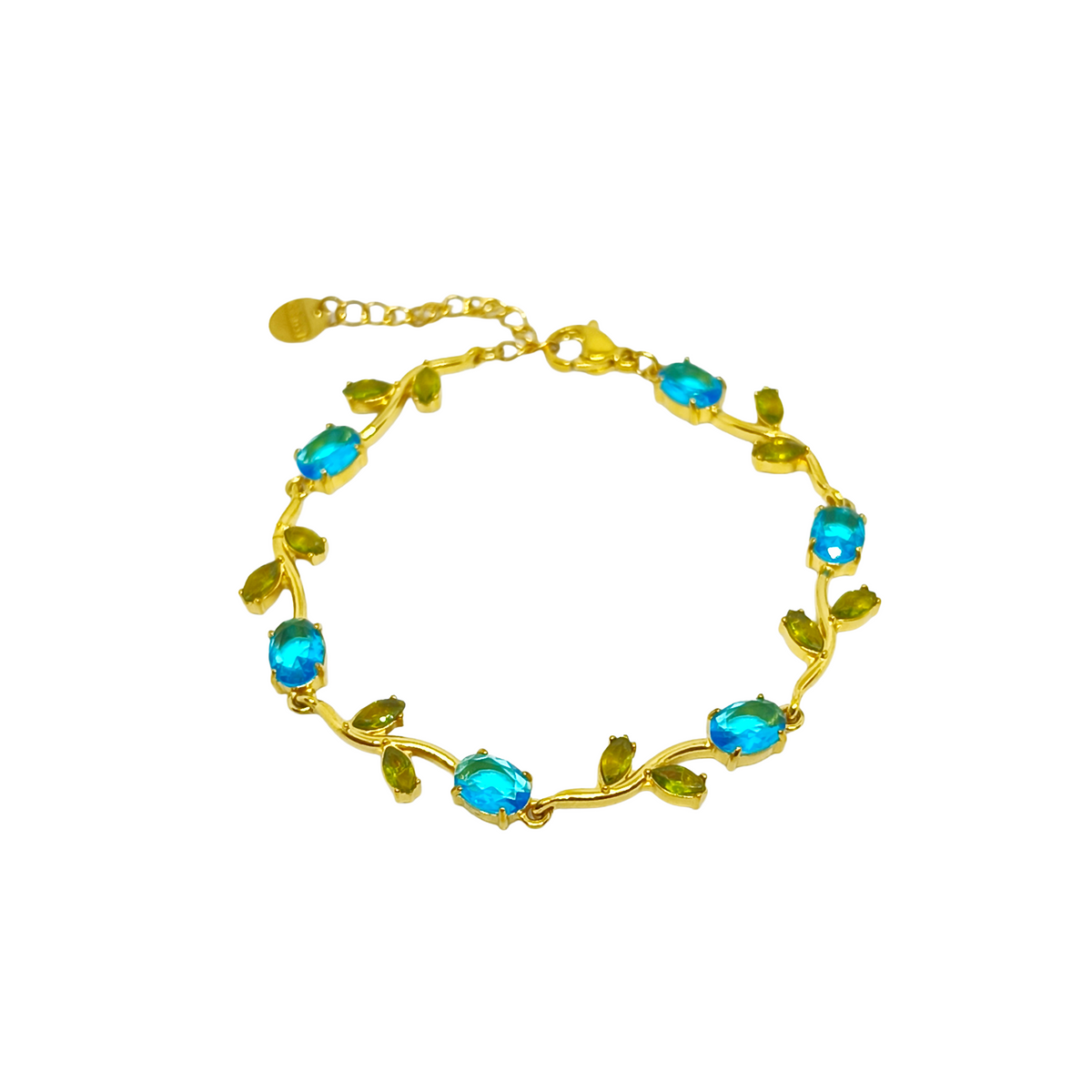 Bracelet NINA gold/ bleu