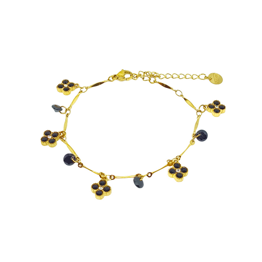 Bracelet MANDY gold/black