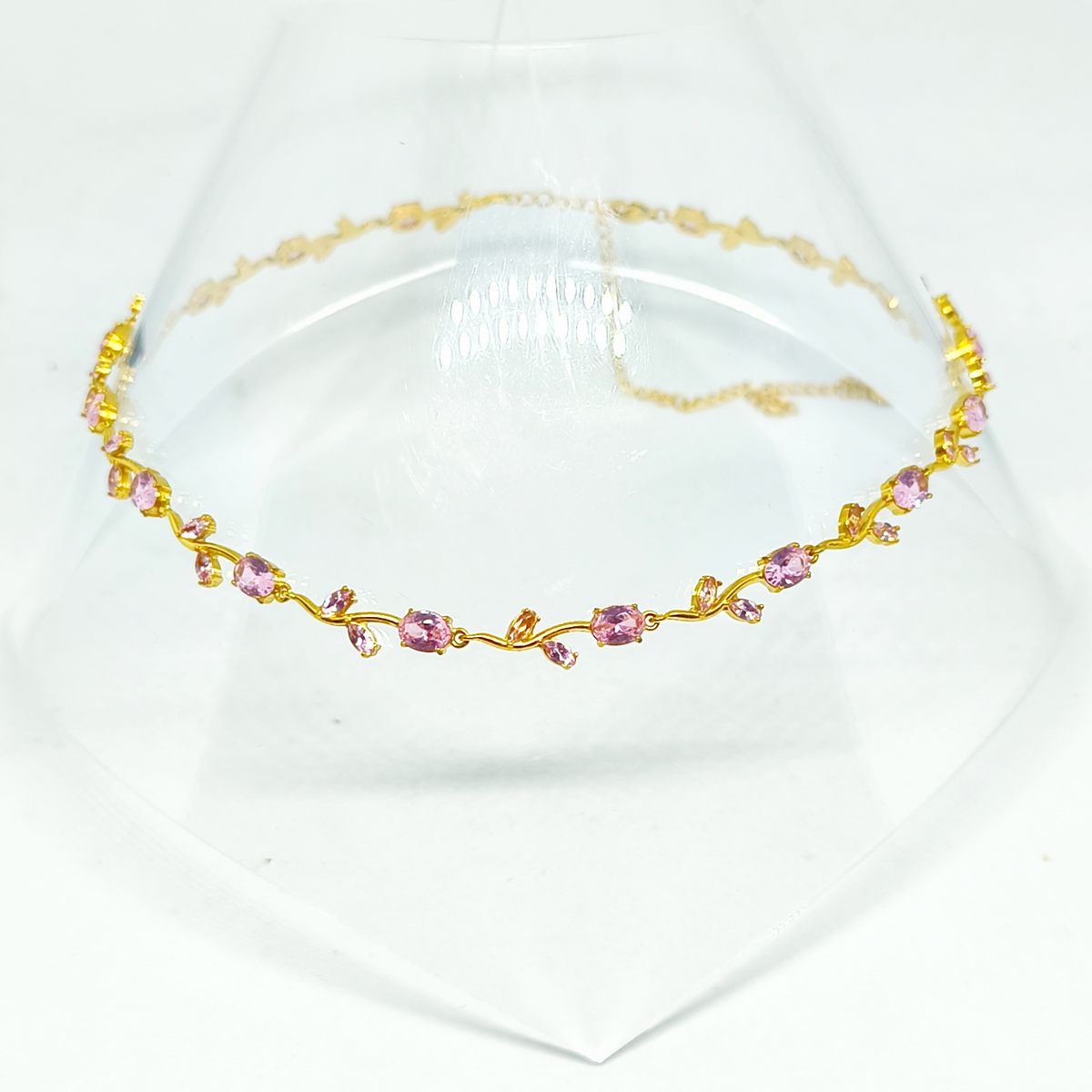 Collier GABIE gold/ rose pâle