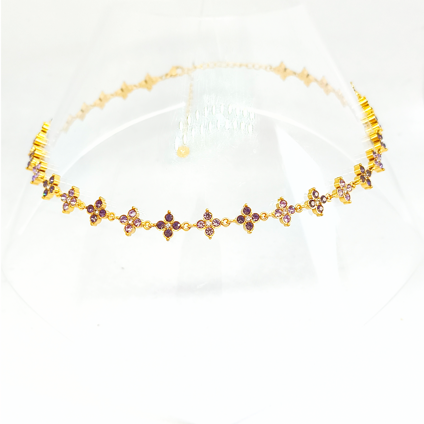 Collier ALICIA gold/multiviolet