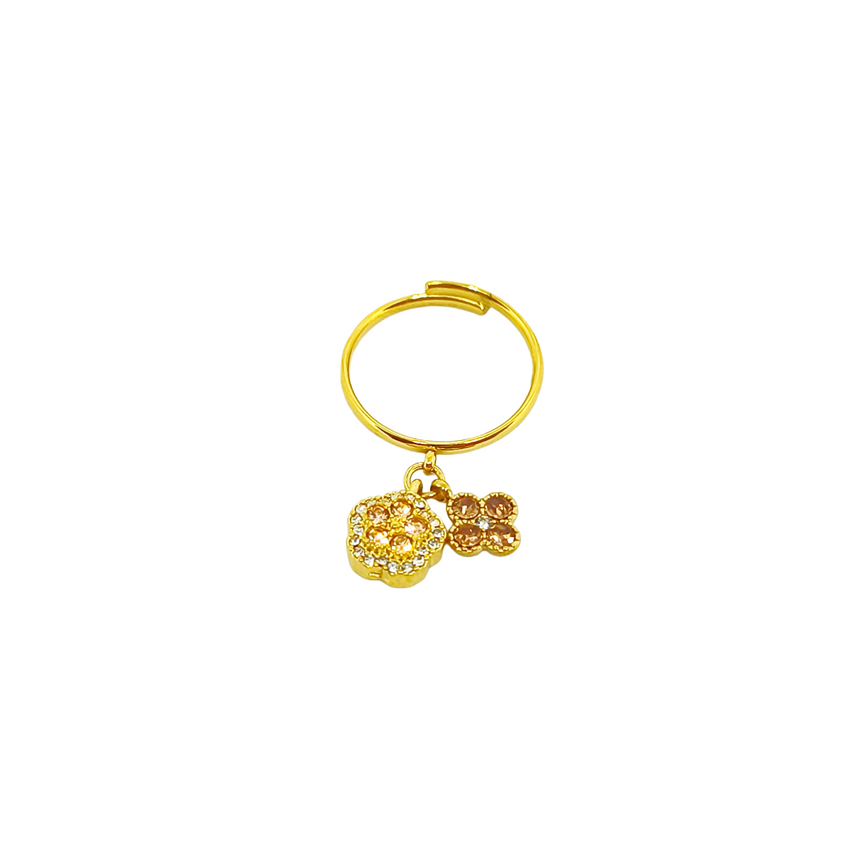 Bague LILYA gold/champagne